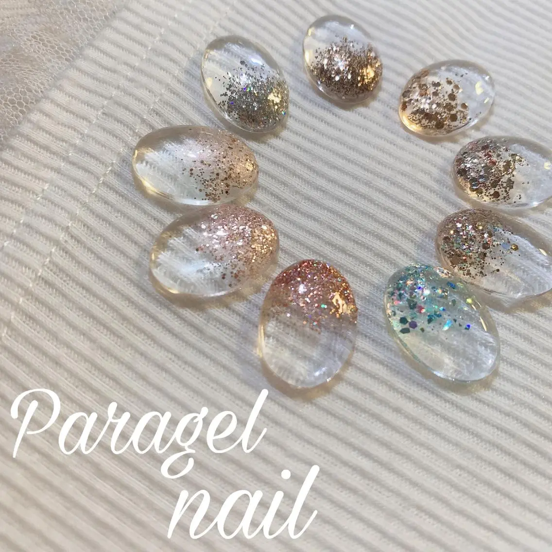 ネイル ラメ(グリッター) ラメグラデーション ネイルチップ nail* runa🌻のネイルデザイン