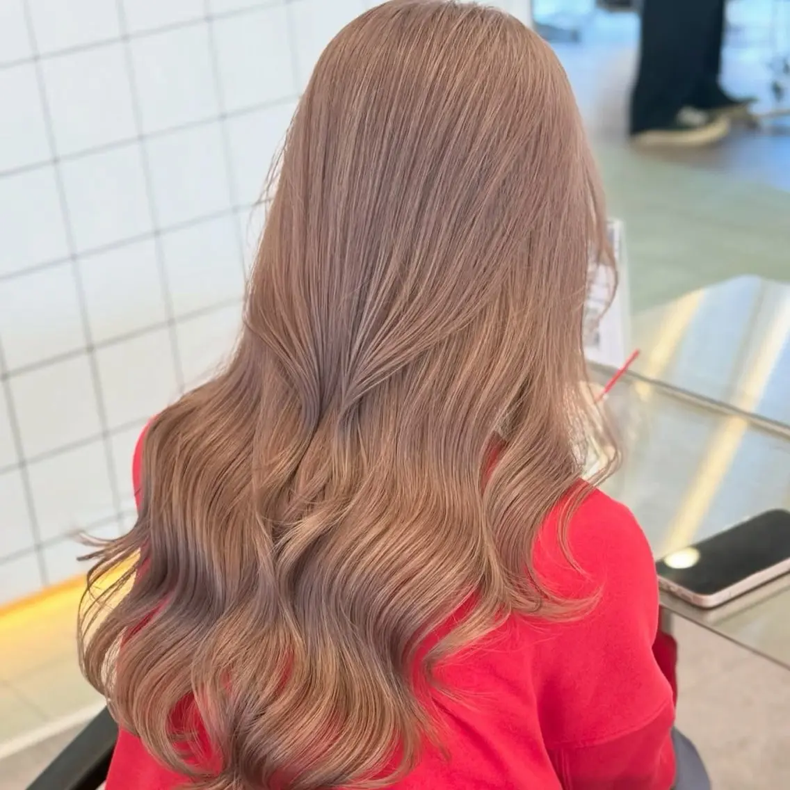 ロング カット ヘアカラー トリートメント 🦋高屋敷陸🦋 レイヤー/ハイトーンのヘアスタイル