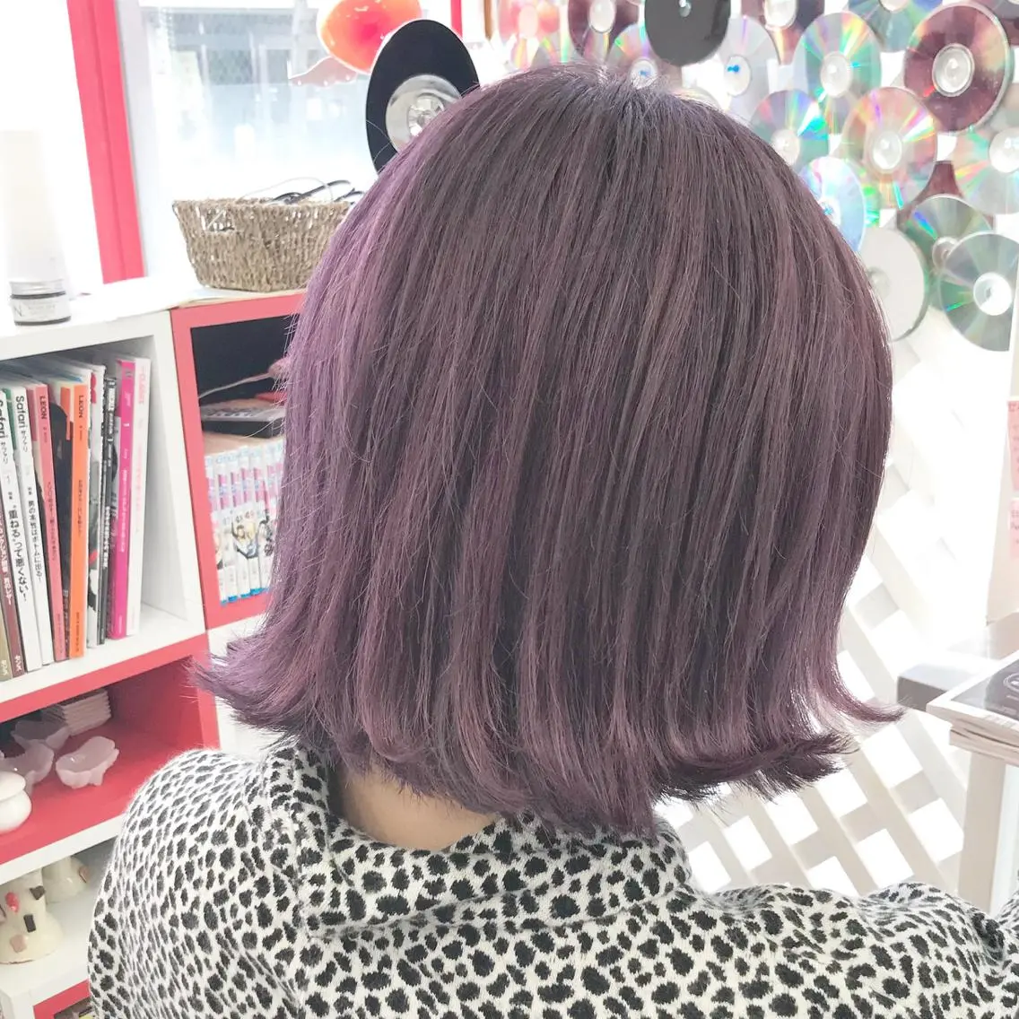 ミディアム カラー 岩谷/ブリーチ 🪽透明感カラーのヘアスタイル