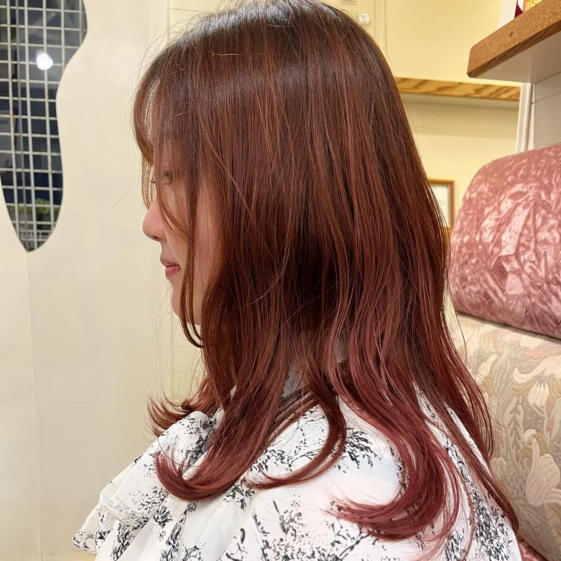 【バングカット】×【アイロンセット】の写真