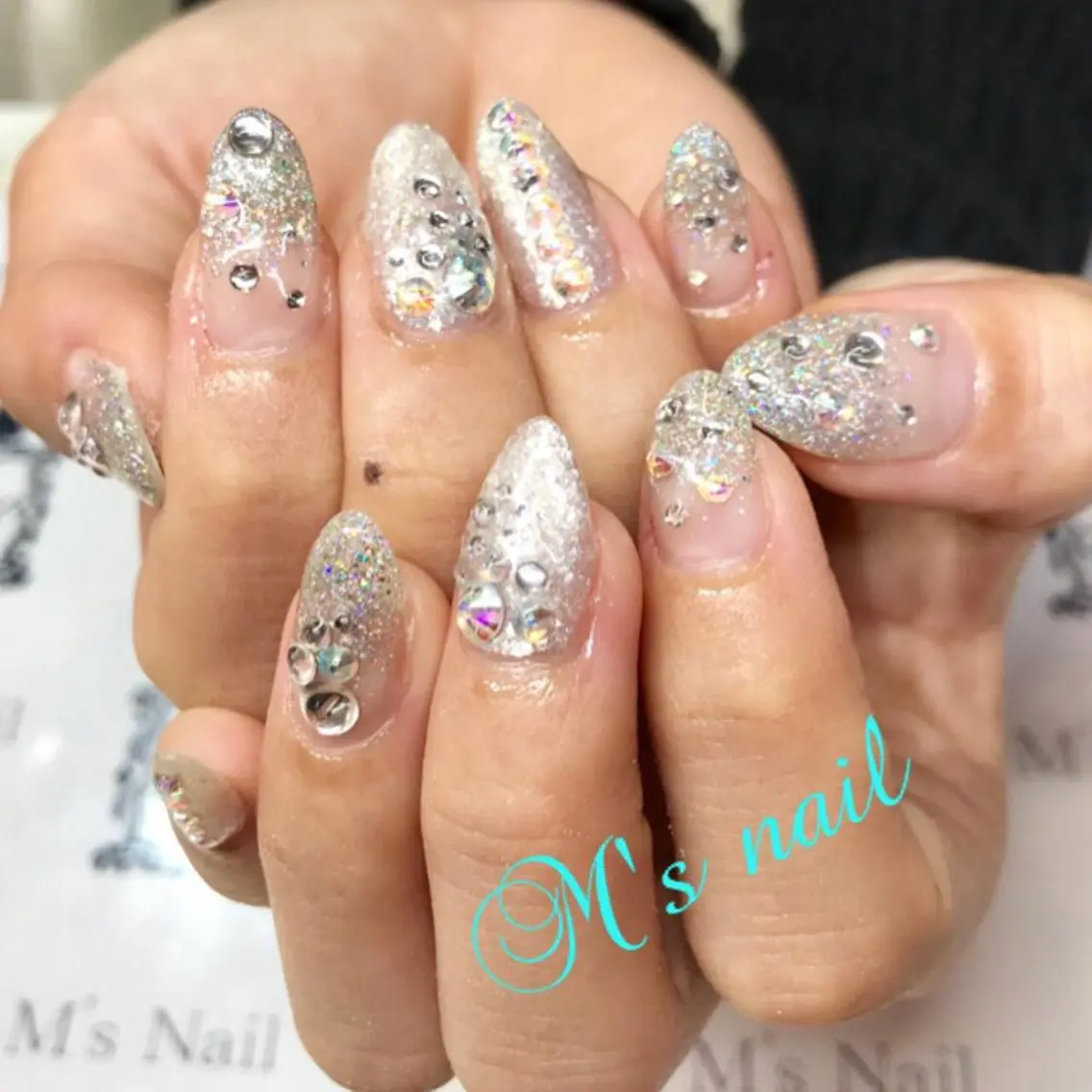 ネイル キラキラネイル M's nail ..高幡不動のネイルデザイン