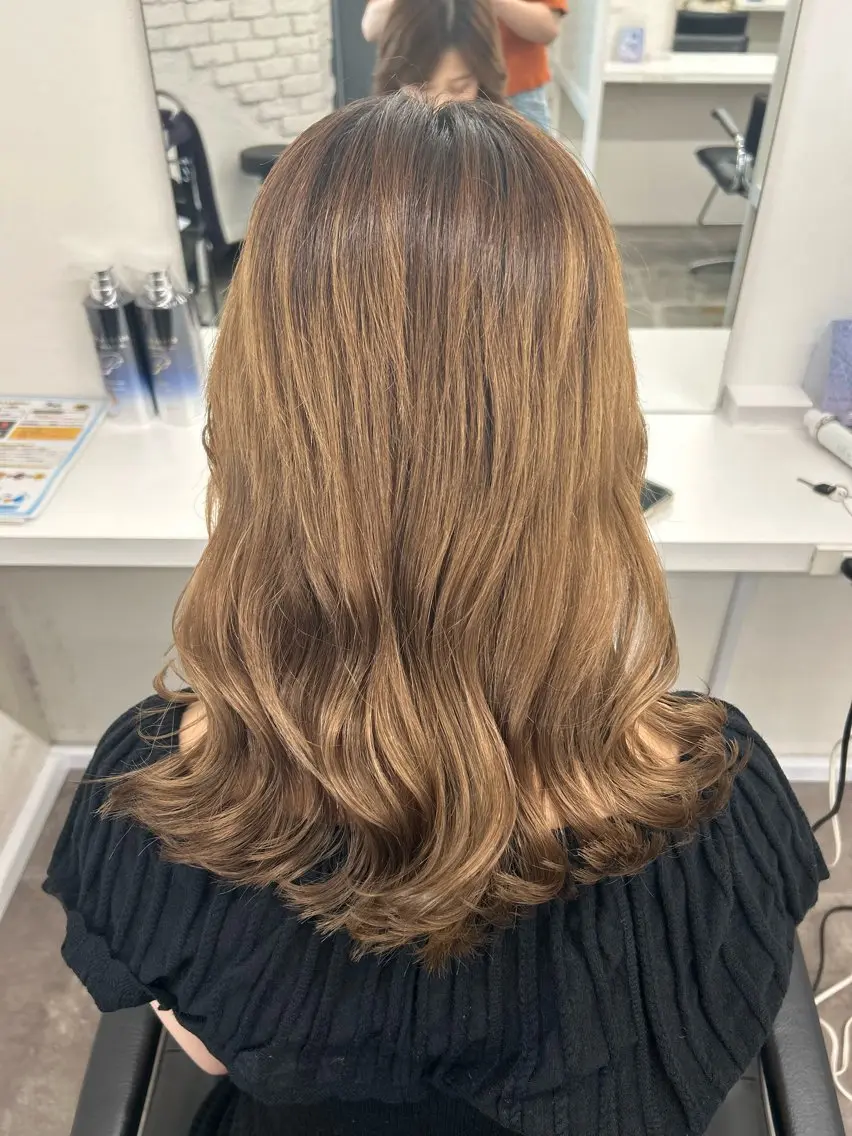 ミディアム ayari🌸西梅田 カットモデル募集中✨のヘアスタイル