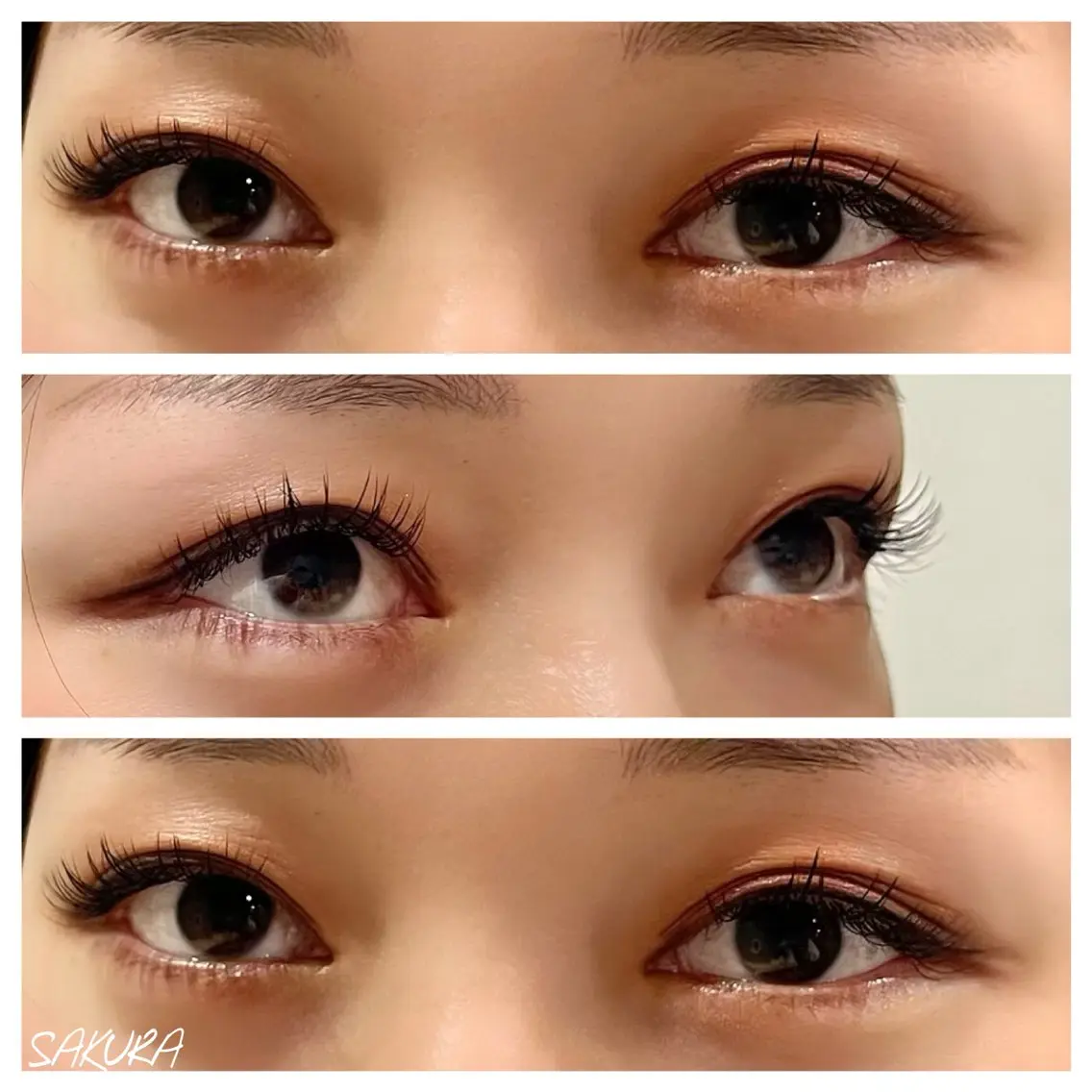 マツエク・マツパ フラットラッシュ EYE405 SAKURAのマツエク・マツパデザイン