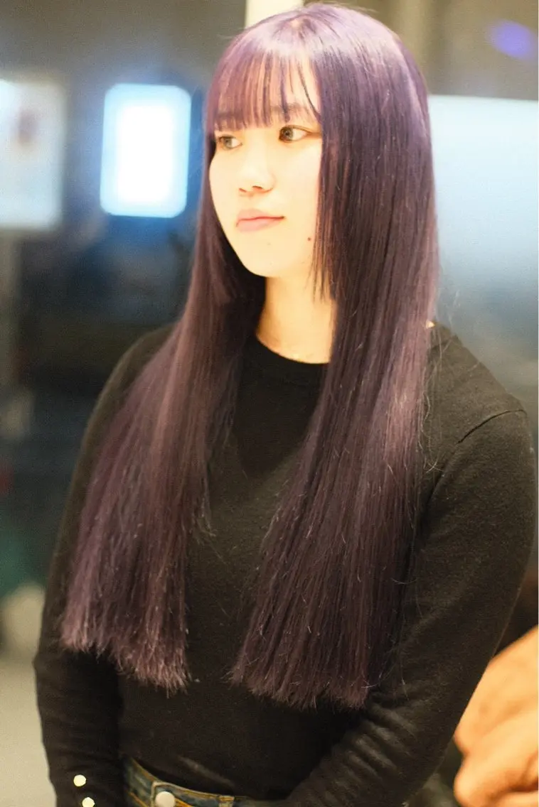 ロング カラー ヘアアレンジ ヘアカラー トリートメント 個性爆弾💣 ダブルカラー/ゆかのヘアスタイル