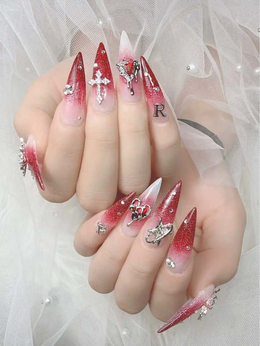 ネイル オーロラネイル クリアネイル フラッシュネイル フレンチネイル ジェルネイル ハンドネイル Sakura Nail Salonのネイルデザイン