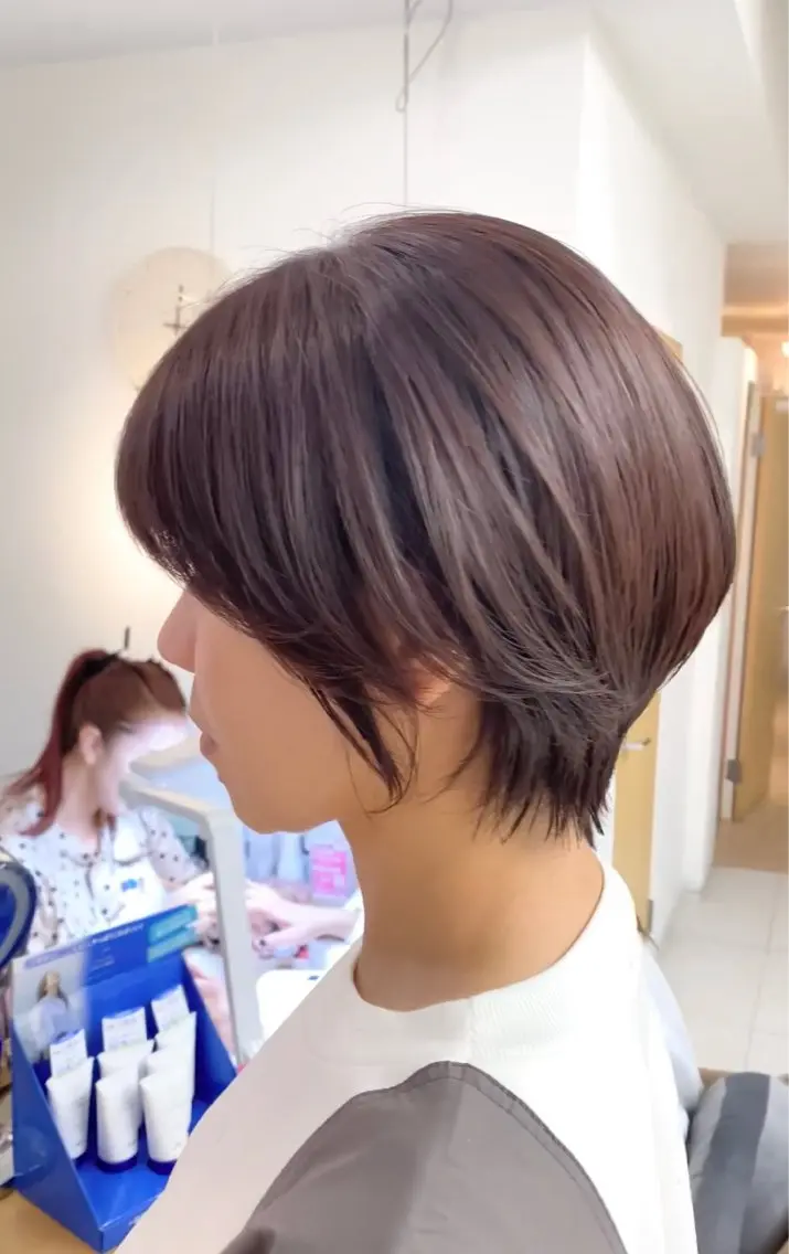 ショート カラー カット ヘアカラー トリートメント 平田 健一のヘアスタイル