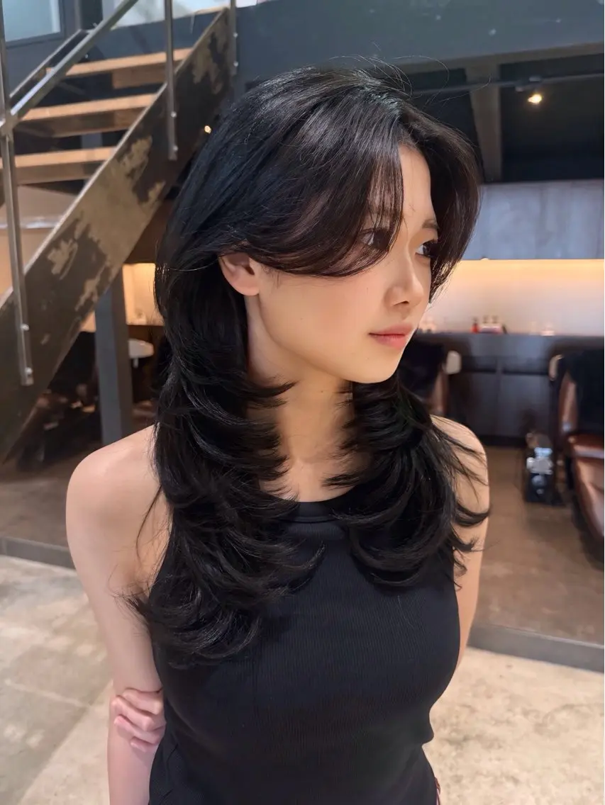 ロング カット トリートメント DEAN ISLA 海外風ヘアサロンのヘアスタイル