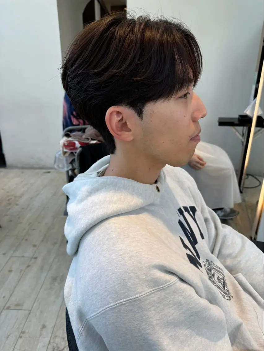 韓国風🇰🇷メンズカット+ダウンパーマリュームを抑えたい生えぐせを抑えたい人にオススメ!の写真