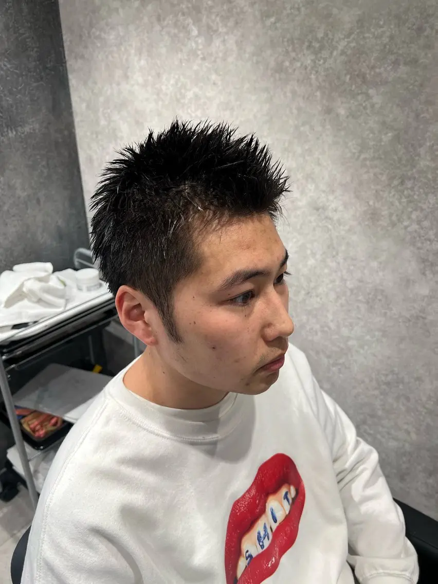 ショート メンズ メンズベリーショート ベリーショート ショートヘア PERCUT HYUGAのヘアスタイル