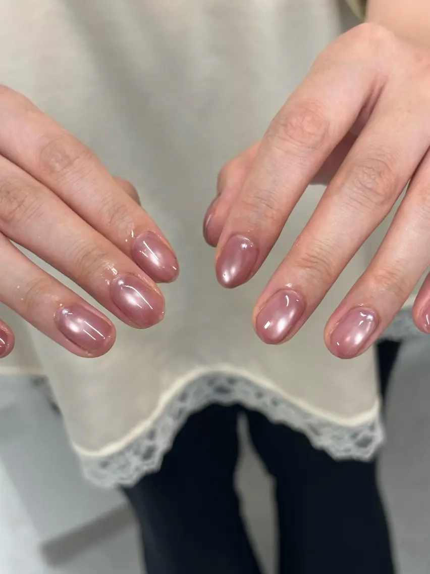 ネイル ビー玉ネイル ハンドネイル 京橋/ Lance nail Minaのネイルデザイン