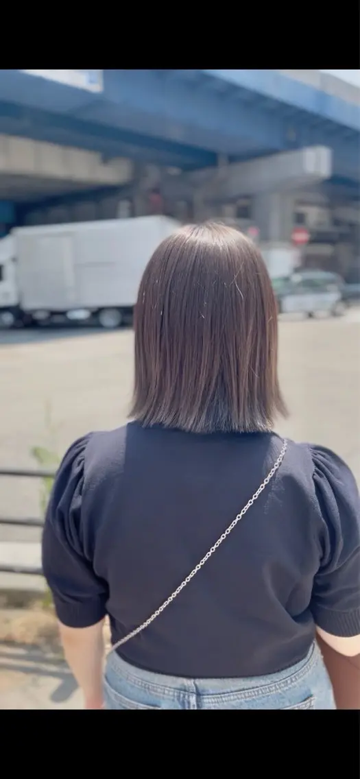 ミディアム カラー ベージュカラー ヘアカラー 前野 祥太のヘアスタイル