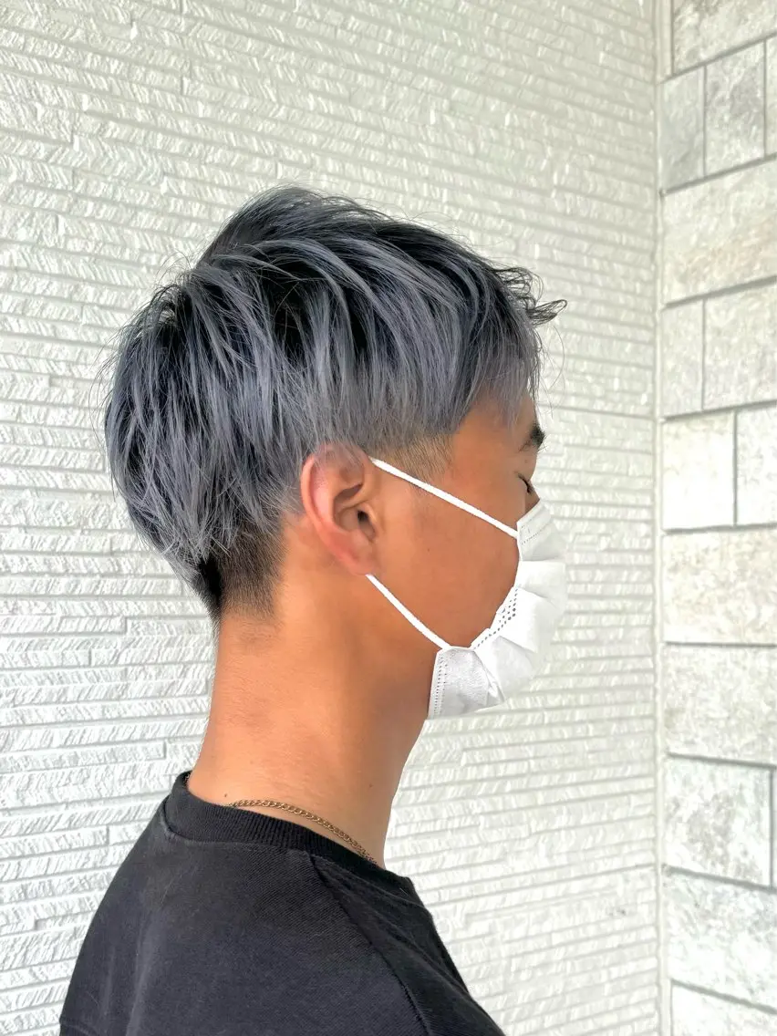 ショート カラー メンズ ヘアカラー トリートメント YUKA .のヘアスタイル