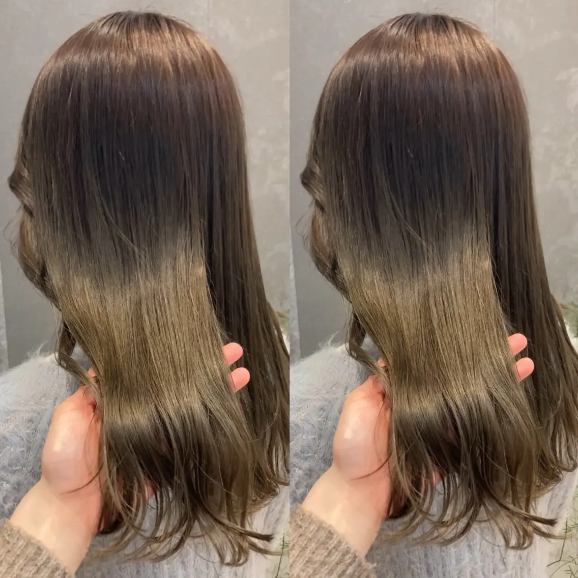 セミロング み うのヘアスタイル