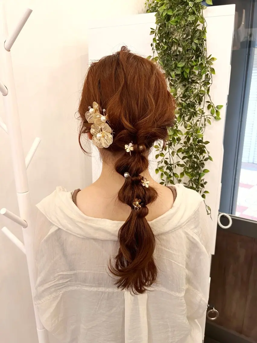 ヘアアレンジ 結婚式・ブライダル RE -NAのヘアスタイル