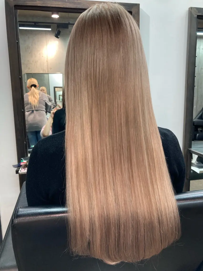 ロング エクステ ✨最安値✨エクステ カラー🌼つきな🌼のヘアスタイル