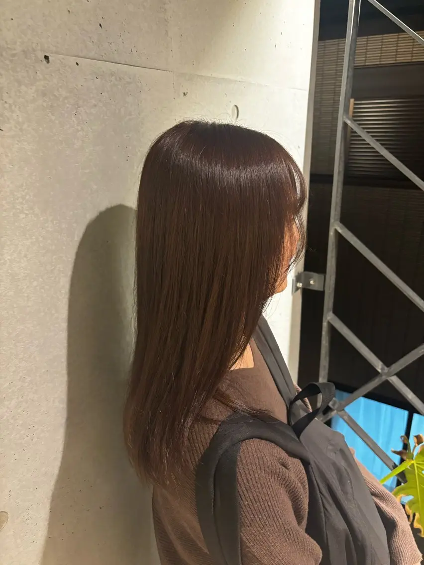 セミロング カラー ﾌｸﾀﾞ ﾚﾝのヘアスタイル