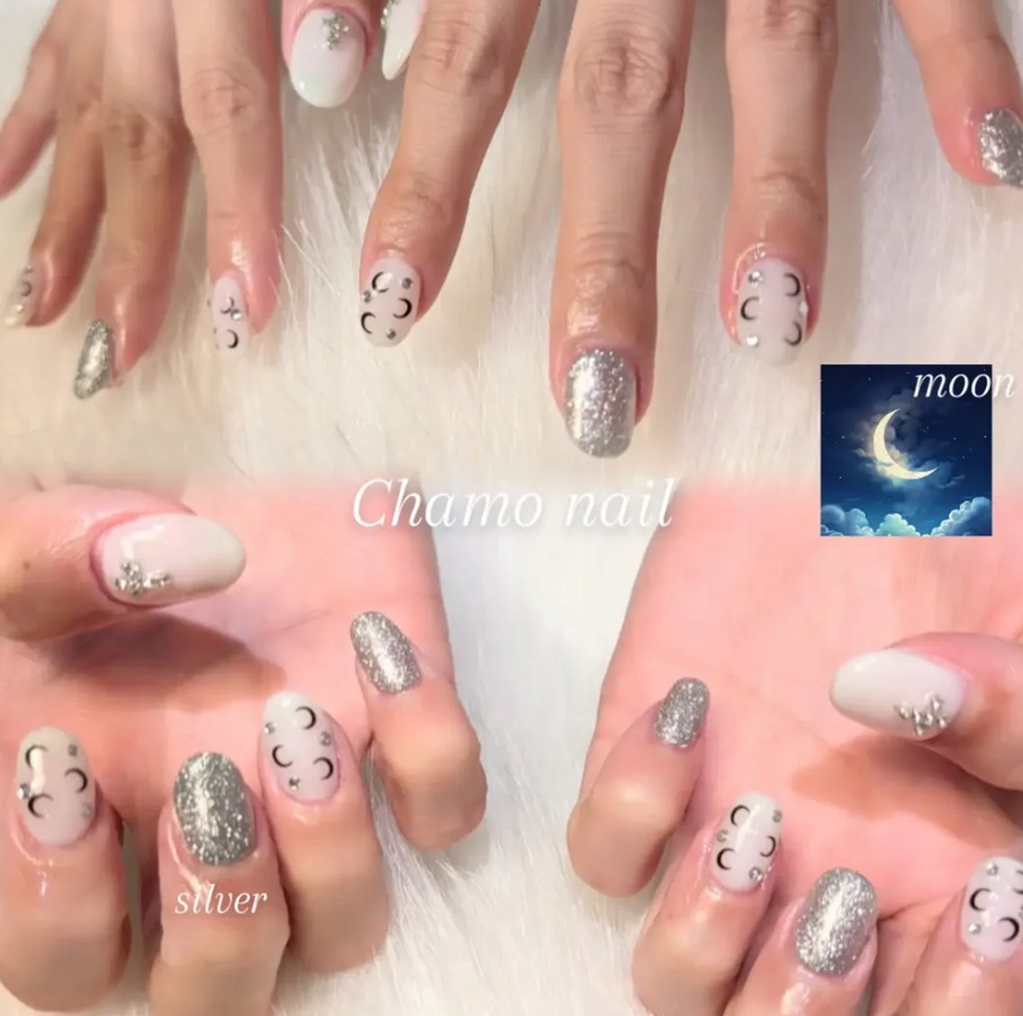 ネイル シンプルネイル ハンドネイル Chamo AKIのネイルデザイン