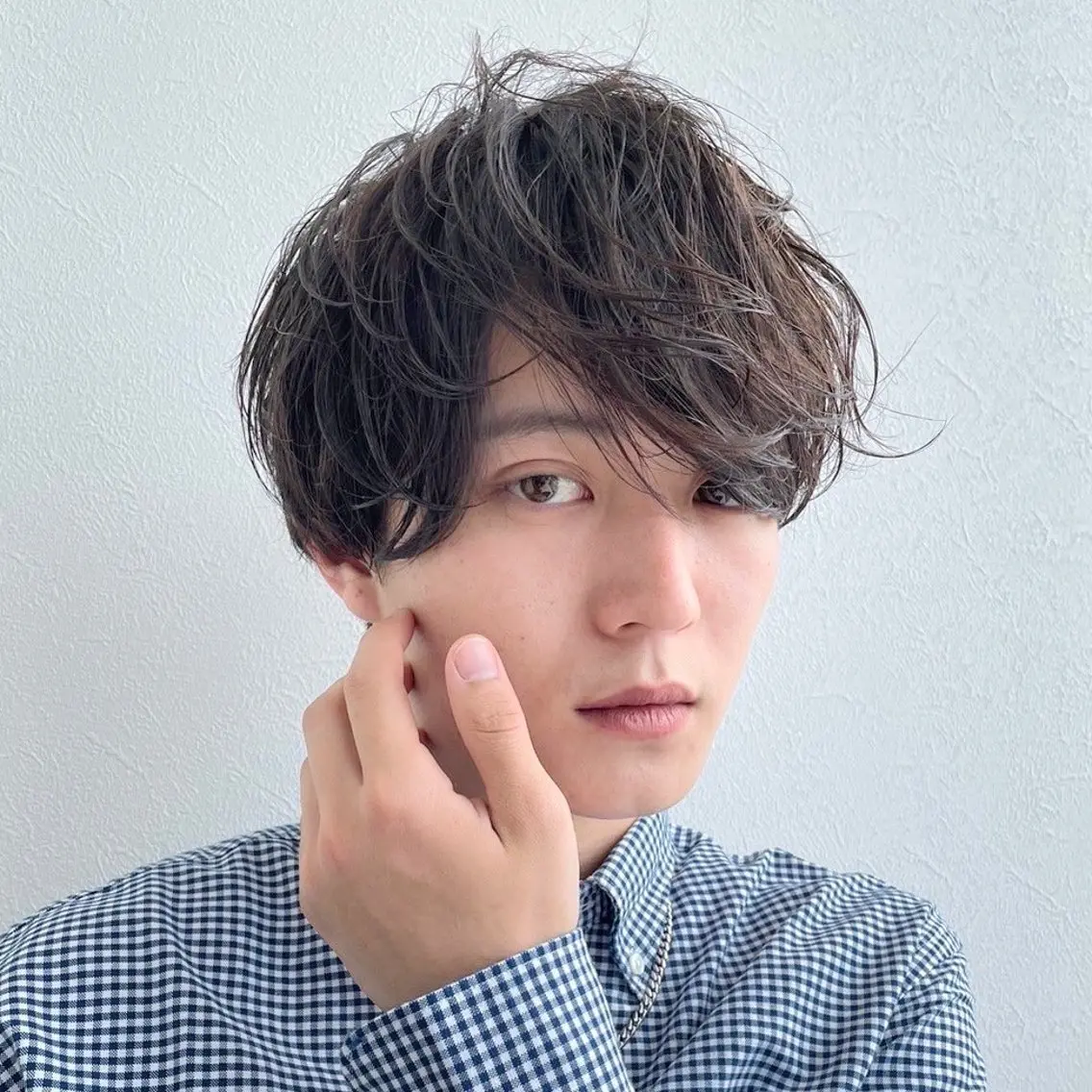 メンズ ヘアアレンジ/柔らか 艶カラー/AKARIのヘアスタイル