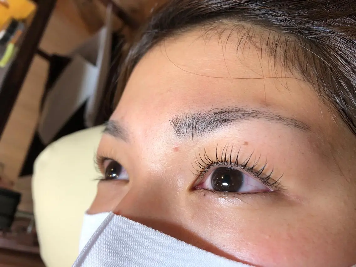 マツエク・マツパ 一重×まつ毛パーマ glitter 板東のマツエク・マツパデザイン
