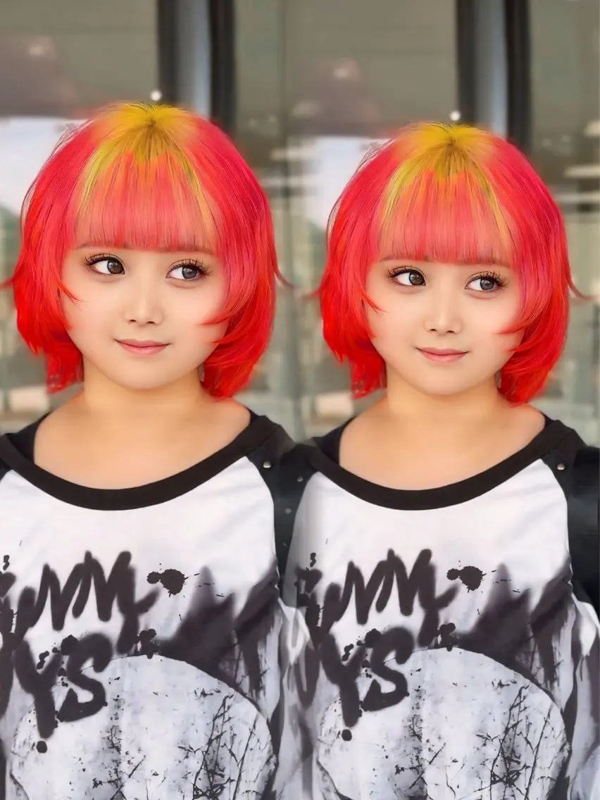 セミロング 似合わせカット カット ヘアカラー 渡辺 聖羅のヘアスタイル