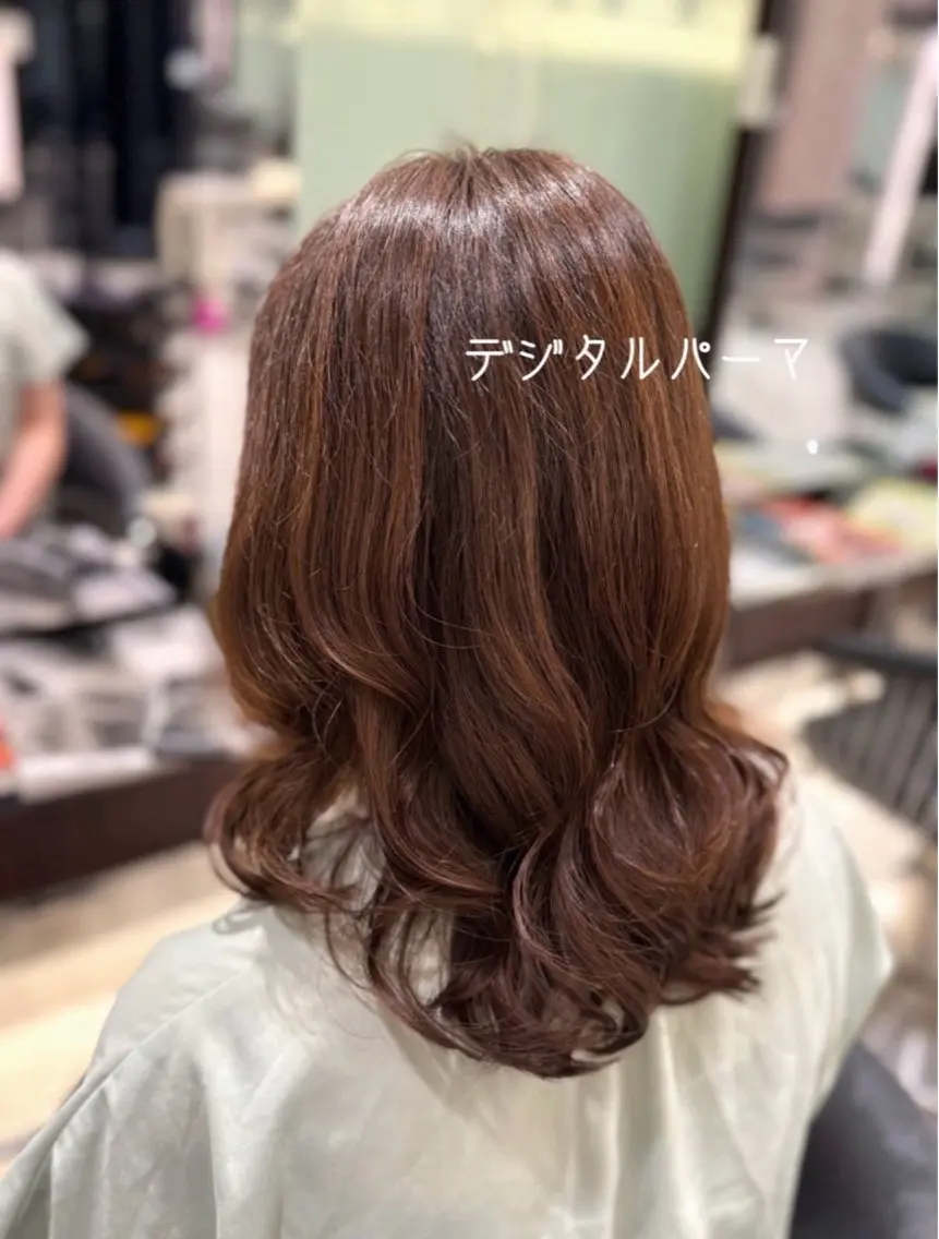 セミロング パーマ カット パーマ ボブ・ショート 🌻Yurinaのヘアスタイル