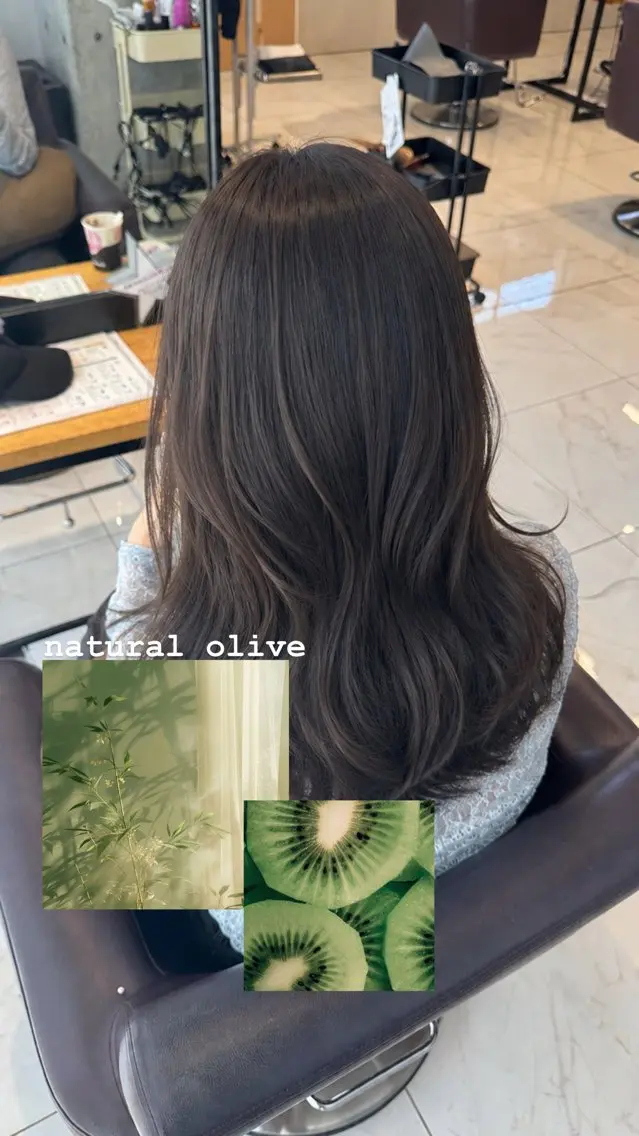 【赤みを消したい方必見🍀】オリーブカラー👒🌿の写真