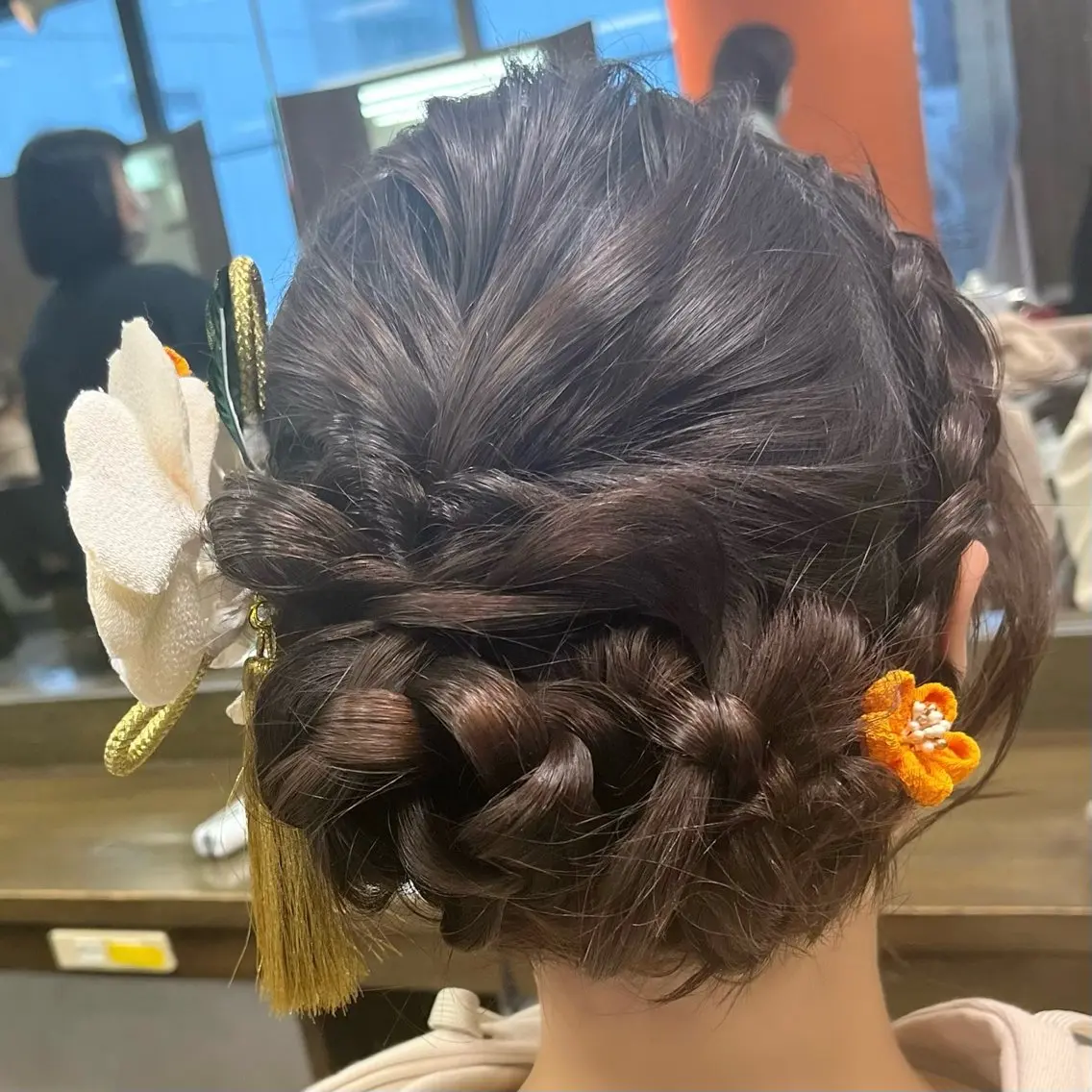 ロング ヘアセット SHIORI💜口コ ミNo.1艶カラーのヘアスタイル