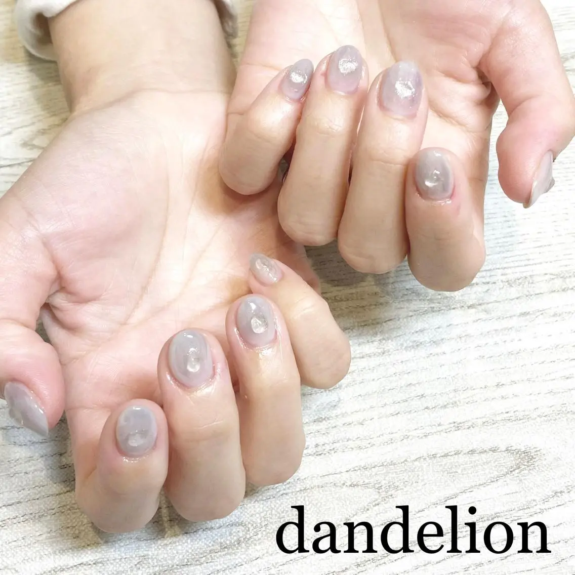 ネイル ハンドネイル ハンドケア dandelion ダンデライオンのネイルデザイン
