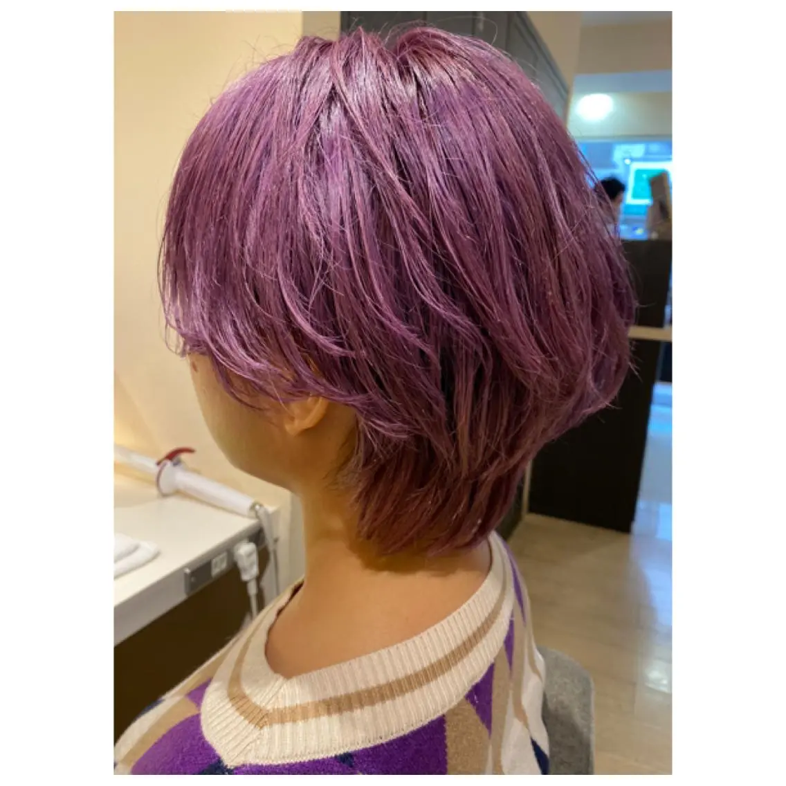 ショート カラー カット ヘアカラー 岩間 香純のヘアスタイル