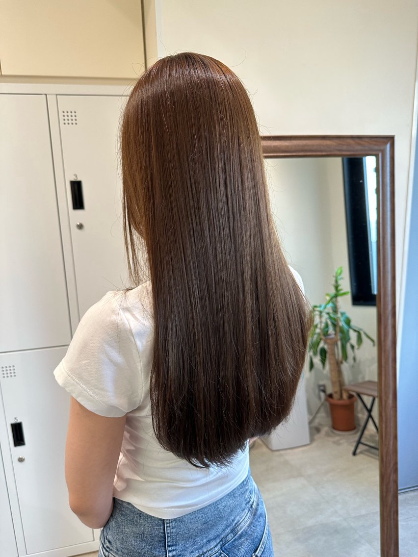 ロング カット ヘアカラー 透明感カラー レイヤー/AIKAのヘアスタイル