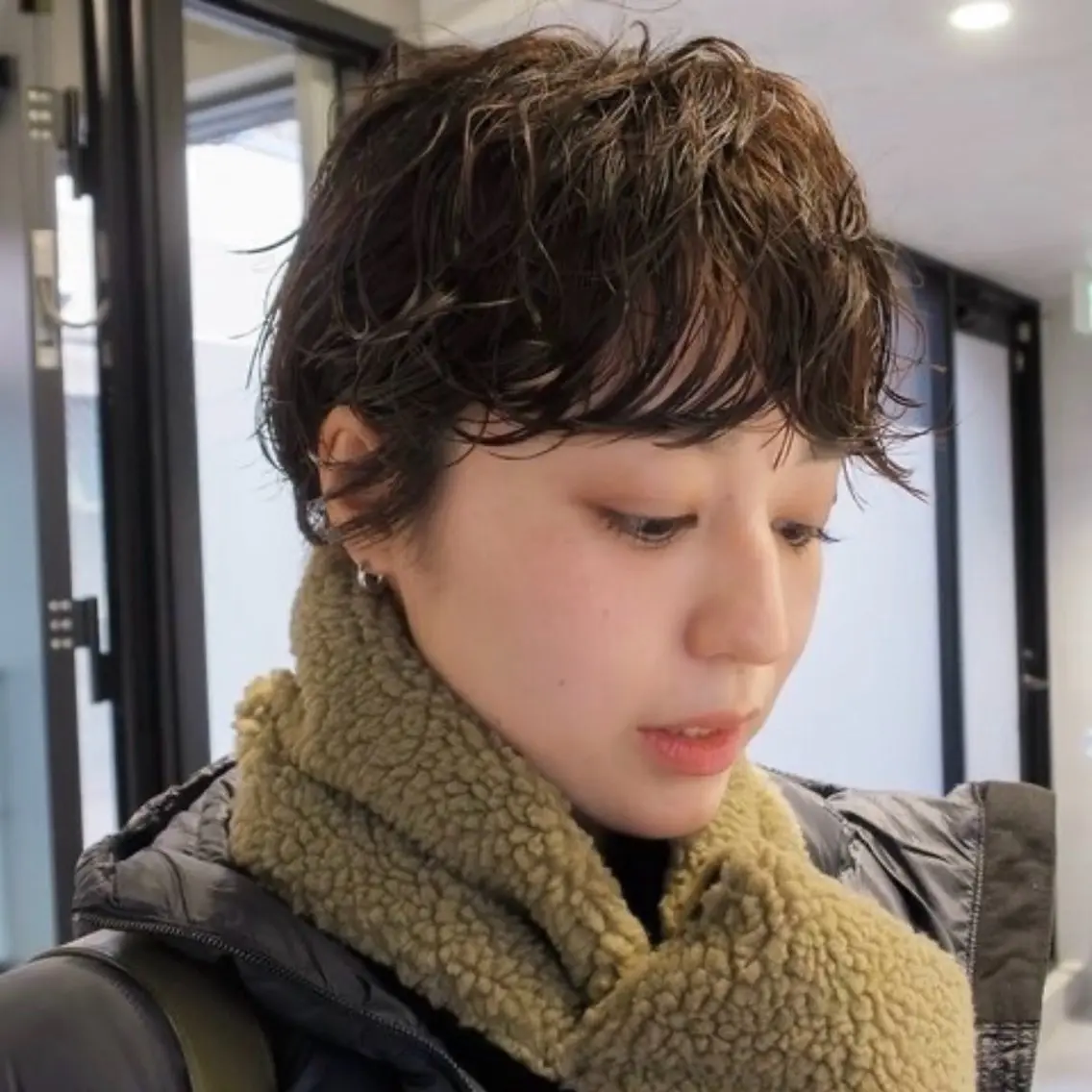 ショート 骨格補正ショート FILMSりくのヘアスタイル