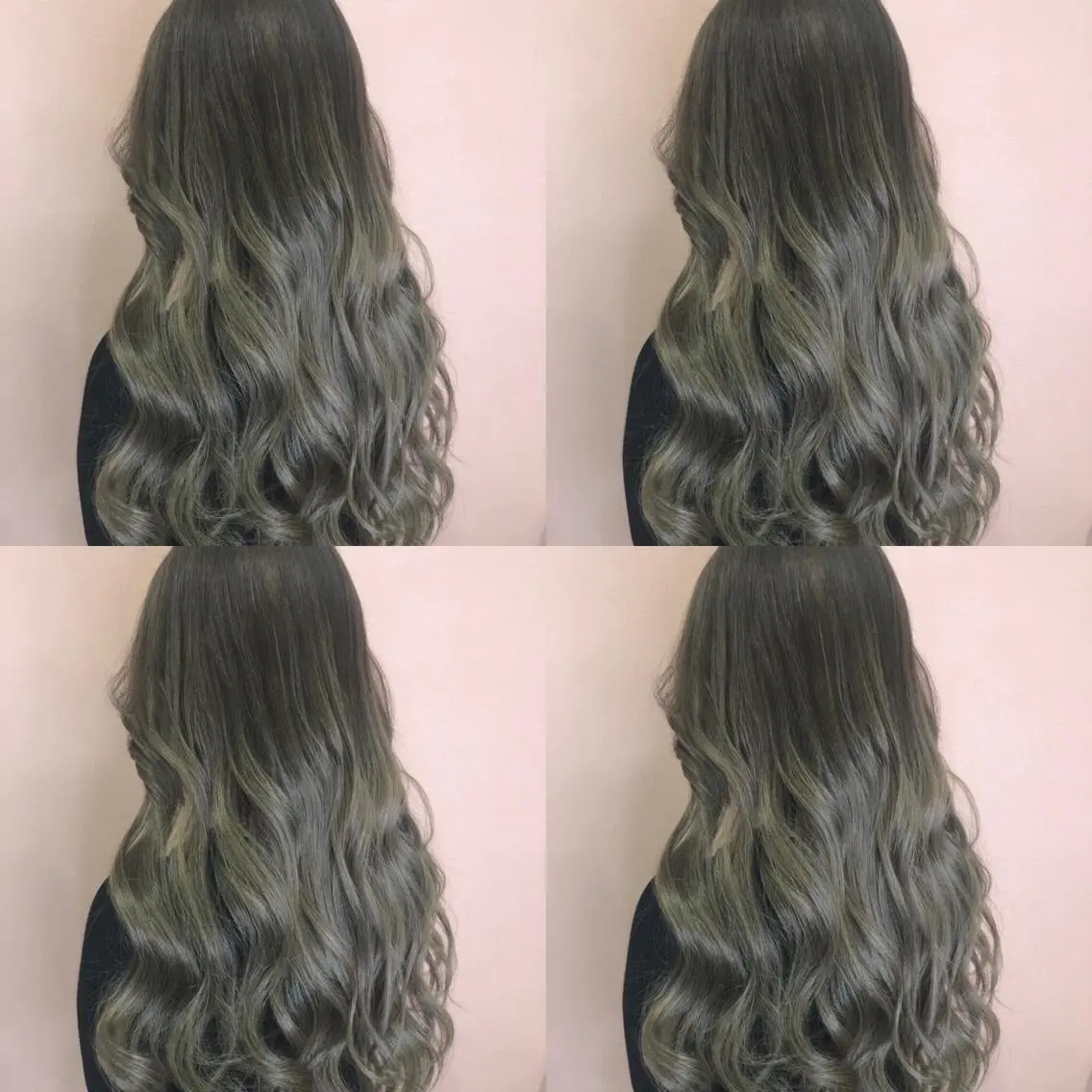 ロング カラー グラデーションカラー シルバー 🌷MAYU 🌷のヘアスタイル