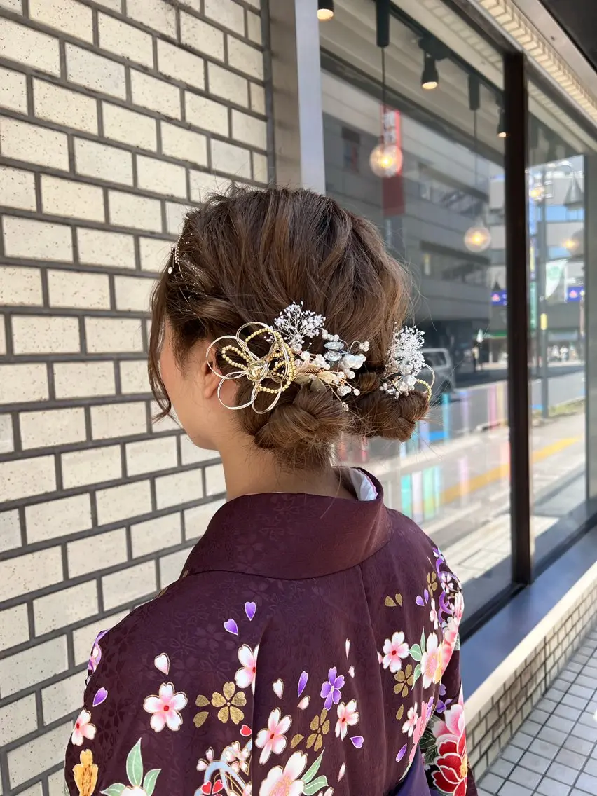ロング ヘアアレンジ 🌞レイヤー×カラー 前川那津美🌞のヘアスタイル