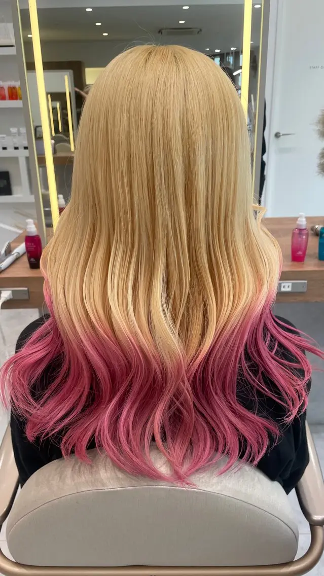 🩶モデルグラデーションカラー+Aujuaトリートメント🫧の写真
