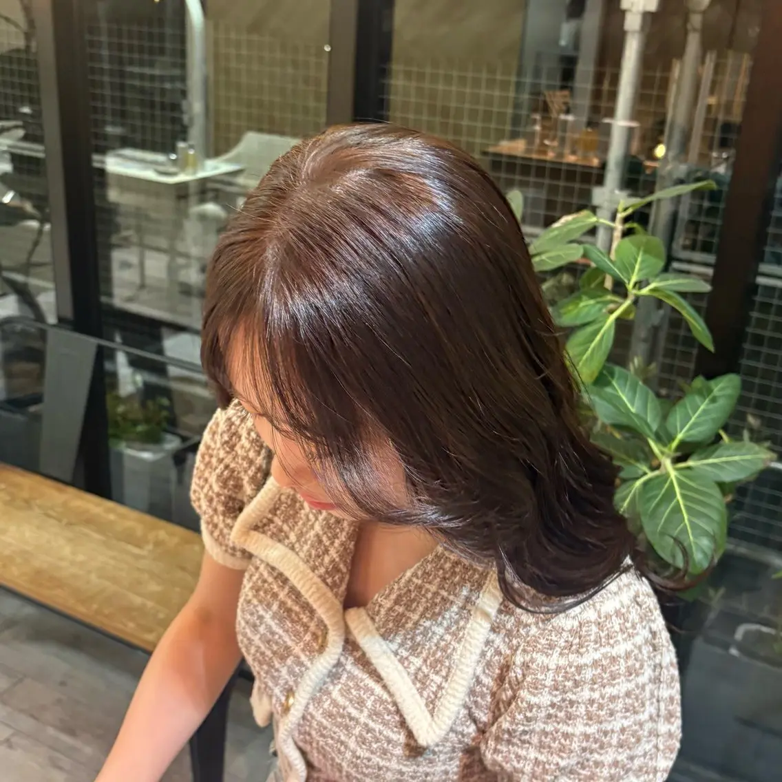 ロング ヘアカラー 幸野 有利加のヘアスタイル