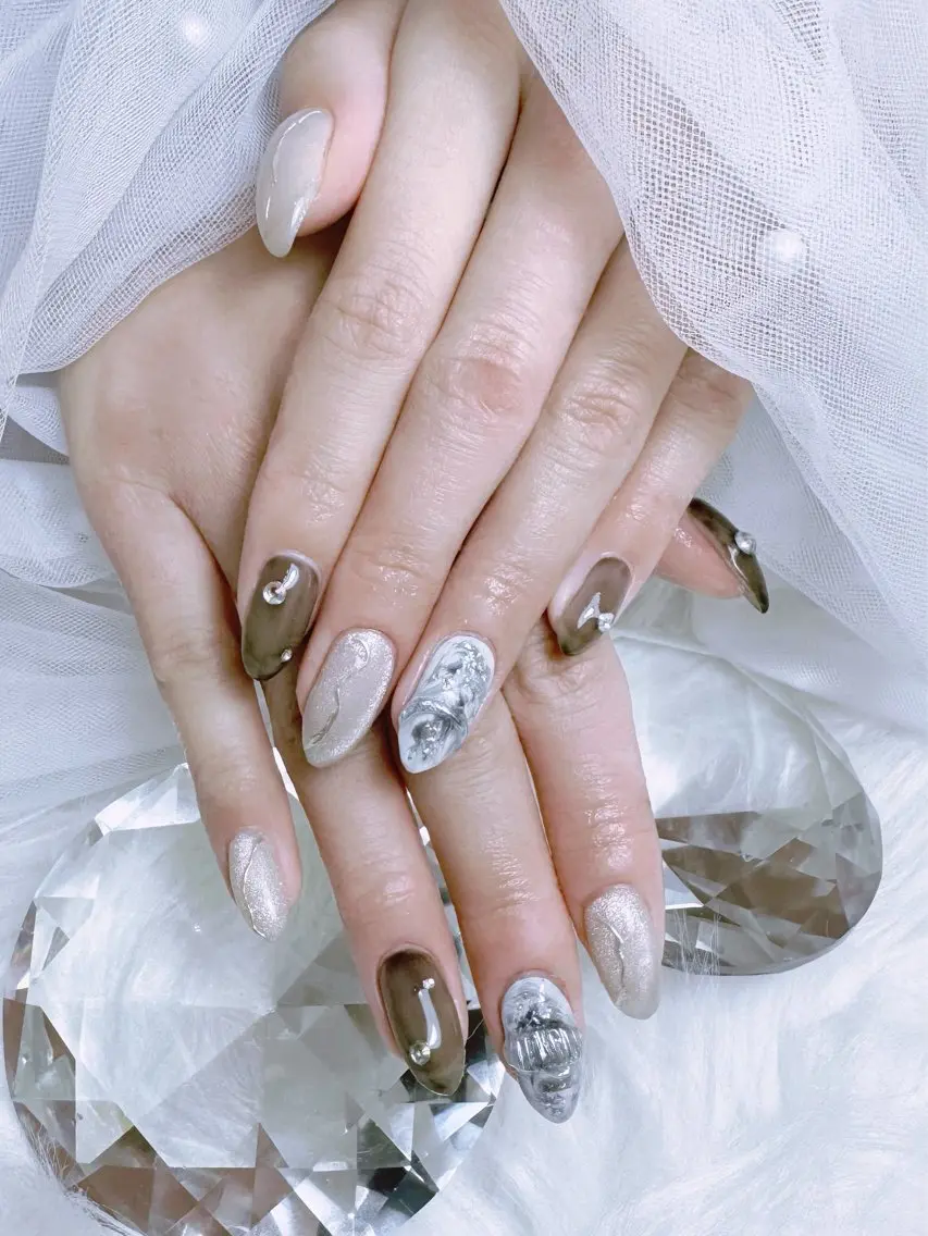 ネイル ハンドネイル BIJOU yuzuのネイルデザイン