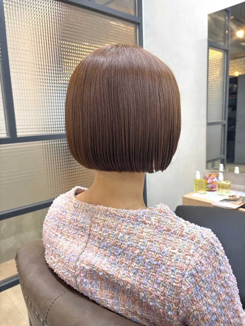 ショート ボブ カット ヘアカラー トリートメント HARUKA🍒 toccaのヘアスタイル
