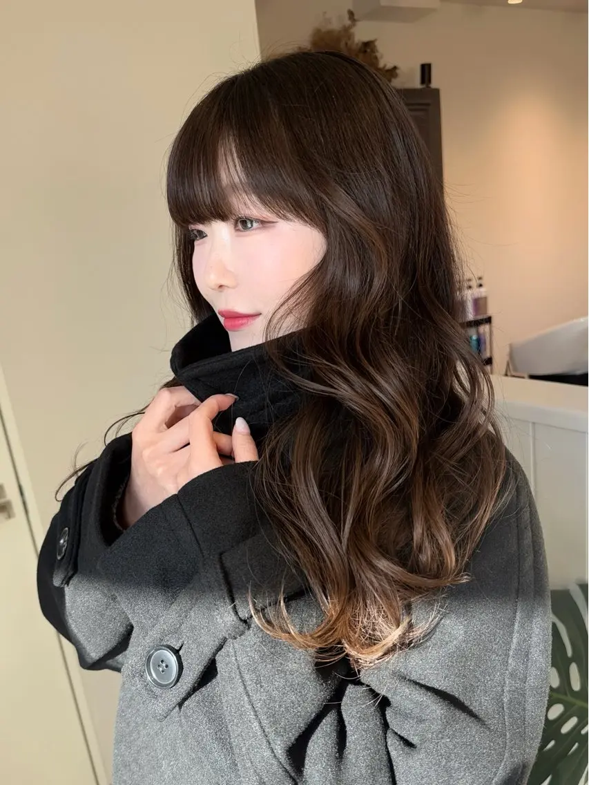 【お出かけ前に🫧】前髪&お顔まわりカット➕お好みのコテ巻きの写真