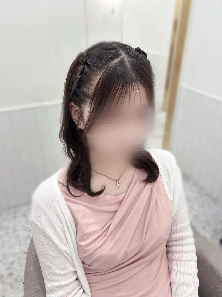 【平日19:30~限定】ヘアセットモデル⟡.·*.の写真