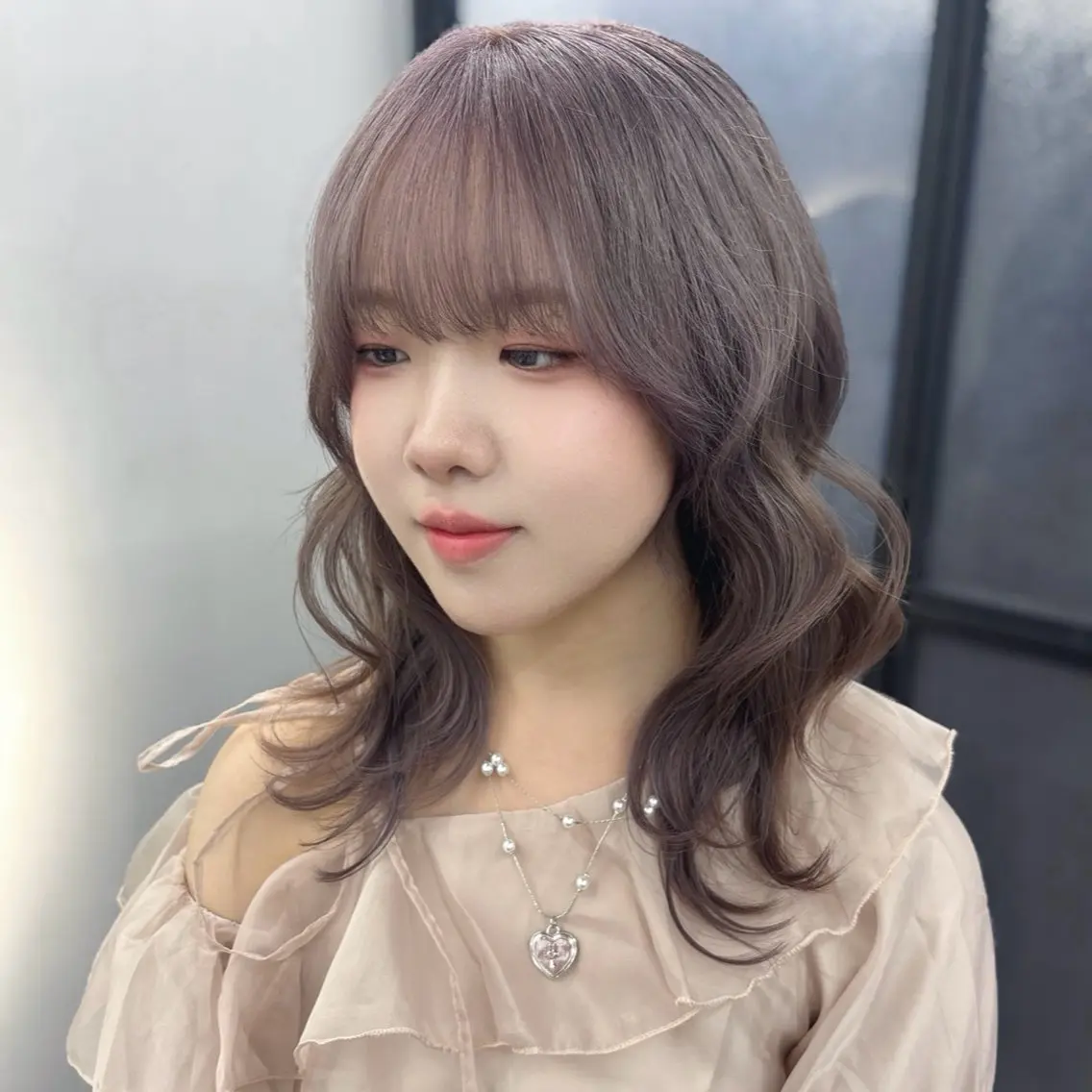 セミロング カラー ヘアカラー Ren. 🦋デザインカラーのヘアスタイル