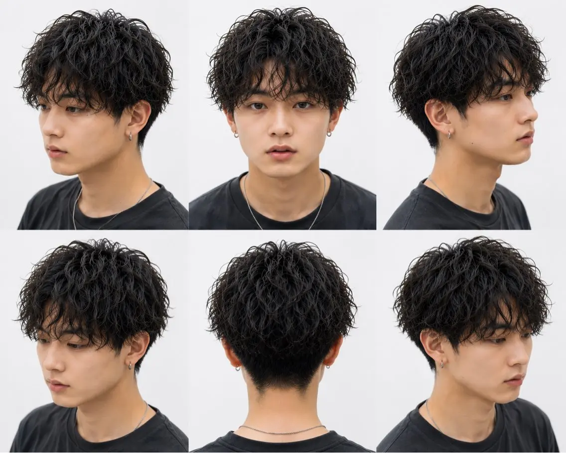 【8月限定】カット＋王道スパイラルパーマ ¥14000の写真