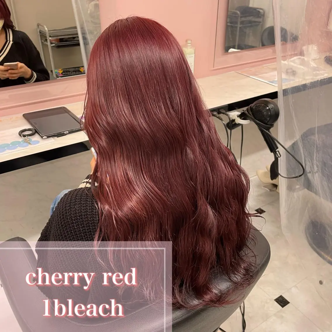 ロング カラー ヘアアレンジ ヘアカラー ピンク・ベージュ🩰 カラー🫧とらのヘアスタイル