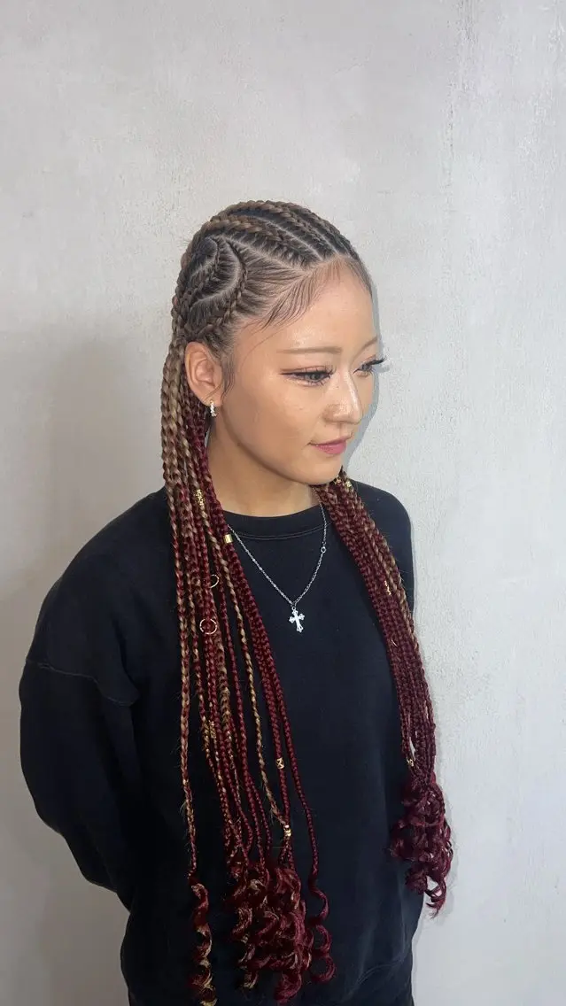 ヘアアレンジ エクステ ヘアセット 水野 明羽のヘアスタイル
