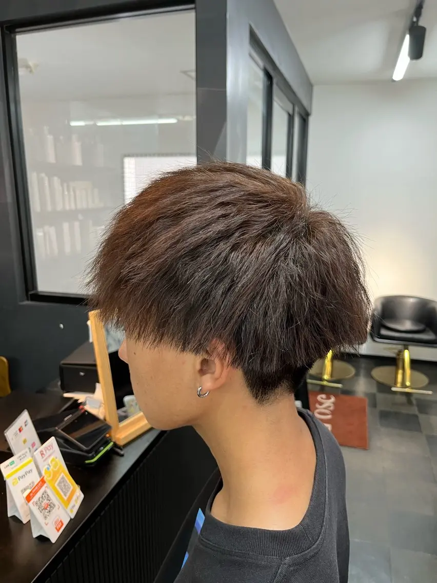 ショート パーマ 池田 亮雅のヘアスタイル