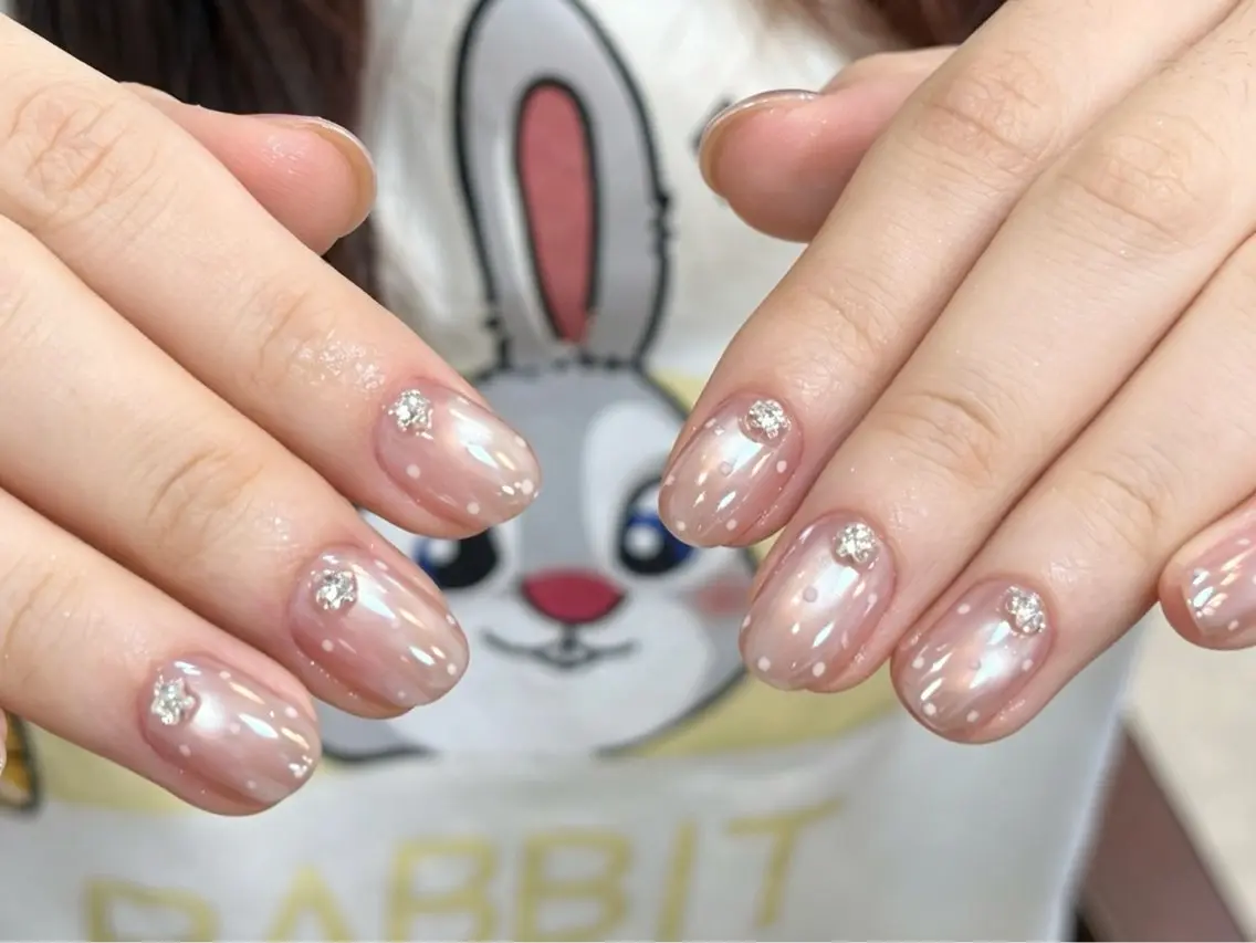 ネイル フットネイル フレンチネイル グラデーション 氷ネイル・うるうるネイル 韓国ネイル ハンドネイル Mixx Nail_ Studioのネイルデザイン