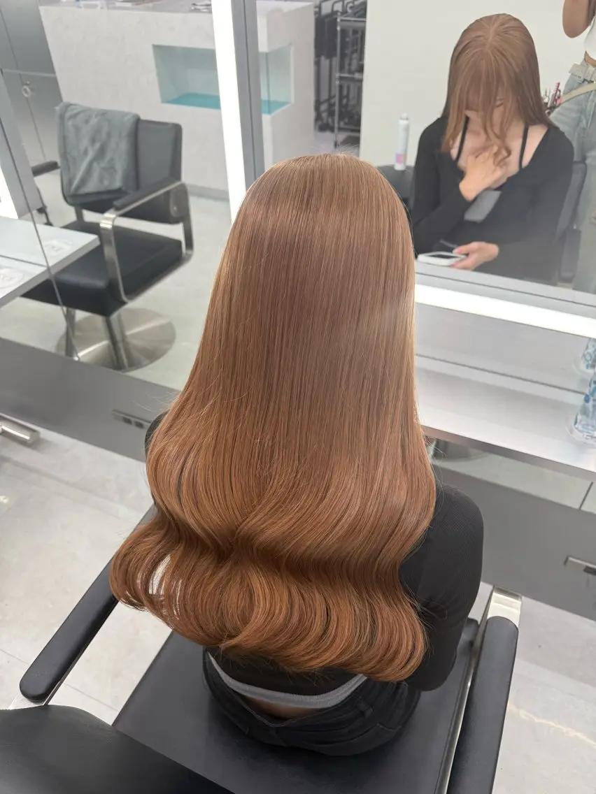 ロング ヘアカラー tace新宿 めいのヘアスタイル