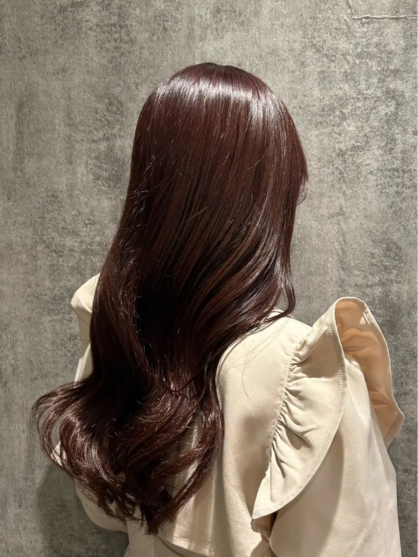 ロング カラー ブラウンカラー 太田 鈴佳のヘアスタイル