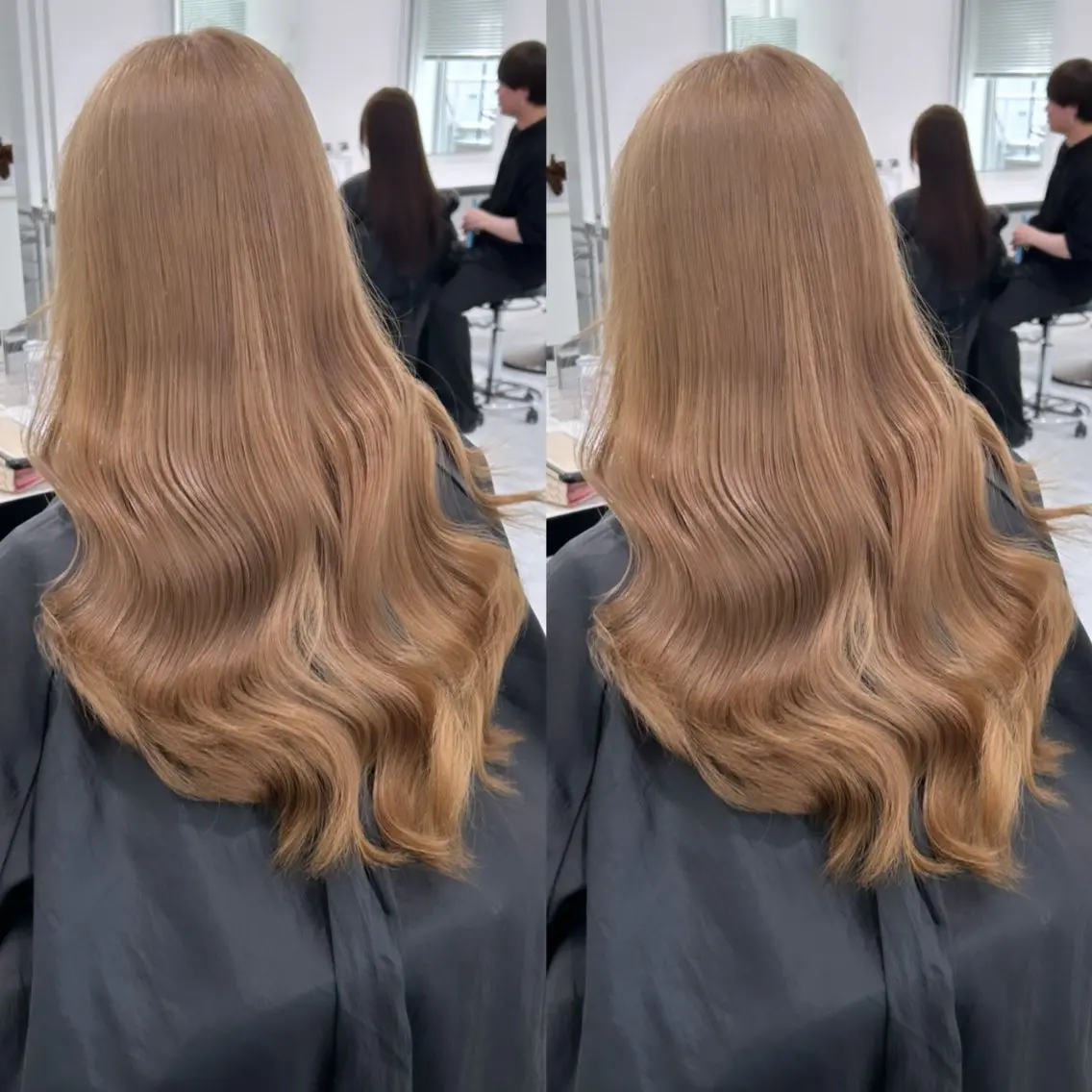 セミロング ヘアカラー 🇰🇷韓国ヘア特化 ヒロキ🇰🇷のヘアスタイル