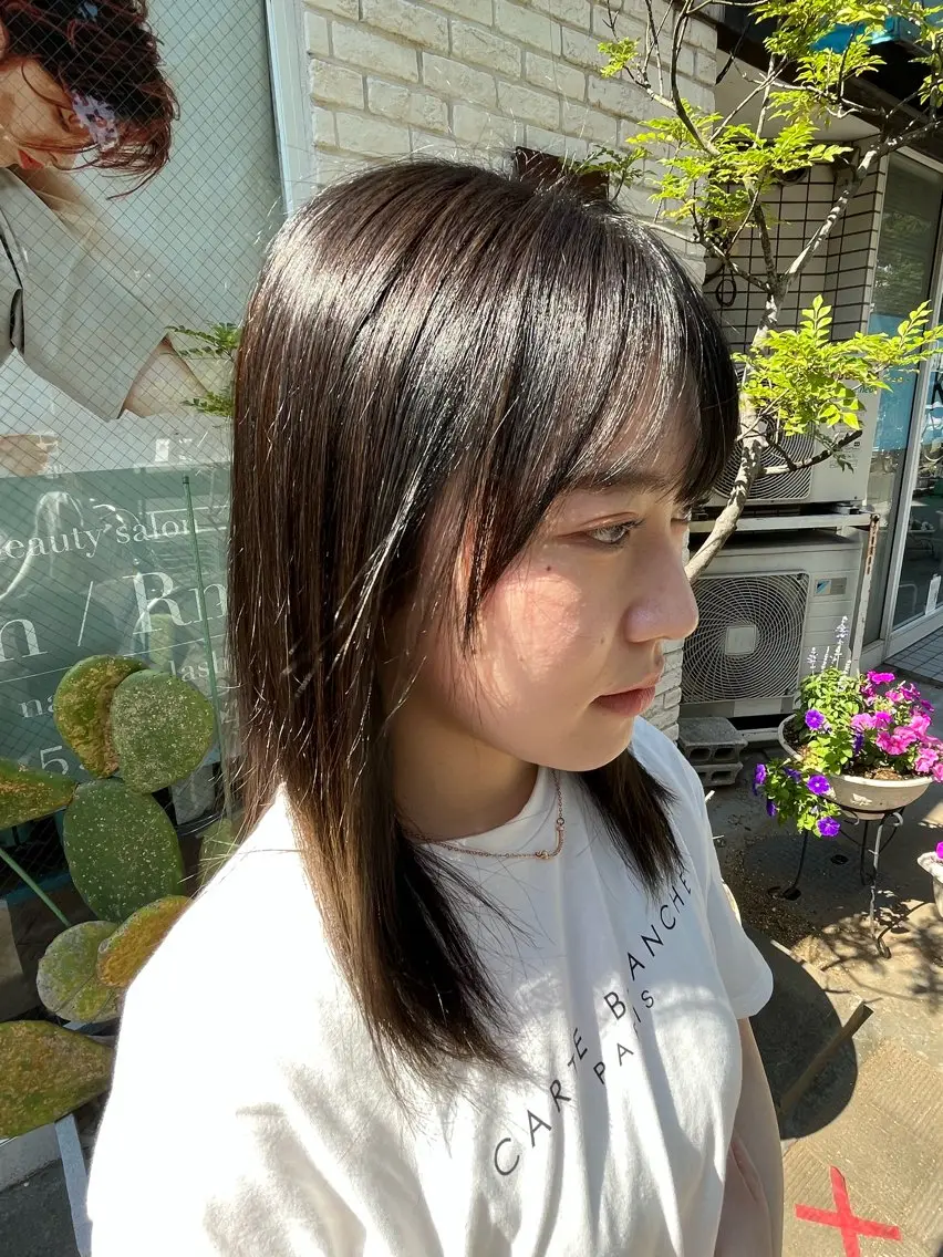 カラー ヘアカラー 🩷ྀི暖色カラー 🫧ྀིススマゴチヨのヘアスタイル
