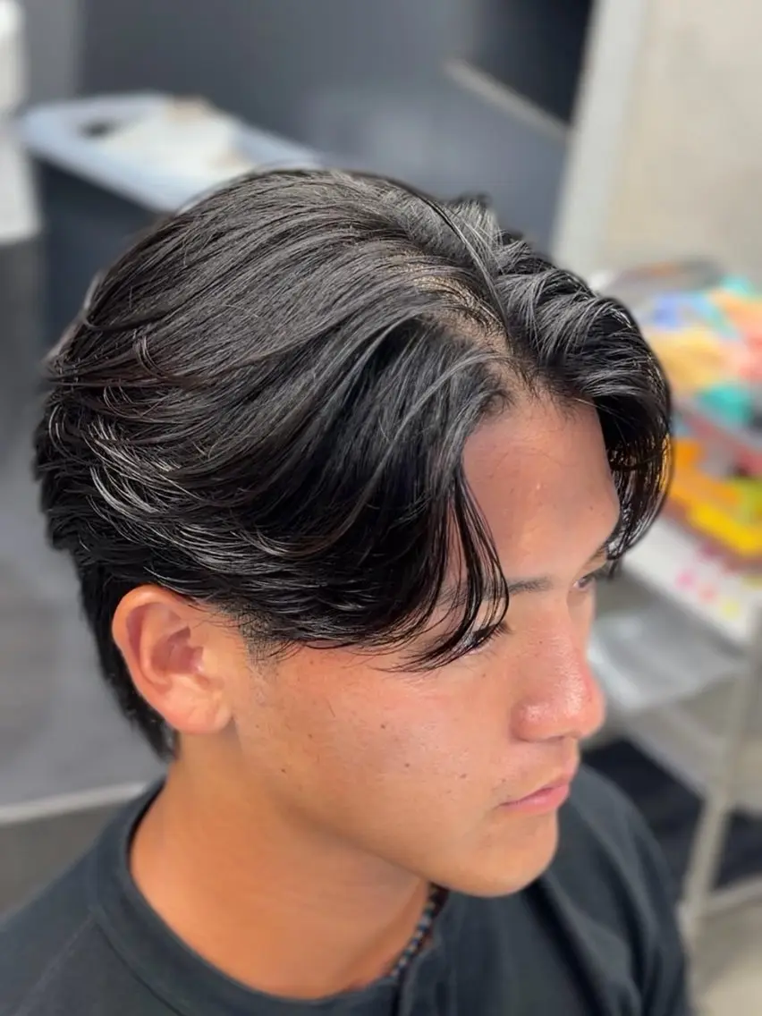 ショート パーマ メンズ メンズパーマ ニュアンスパーマ カット パーマ パーマ特化 神谷和輝のヘアスタイル